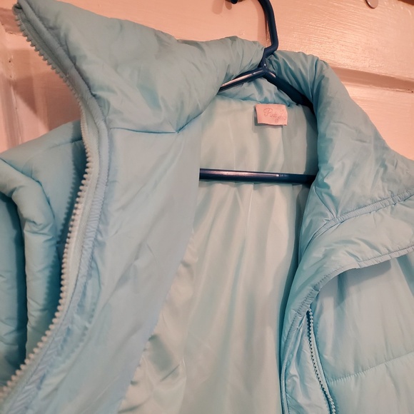 Going Upstate Oversized Puffer Vest - Blue, great condition, size XS - Picture 9 of 12